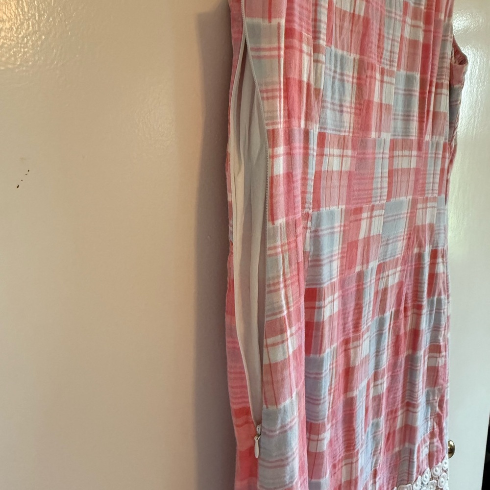 Vineyard Vines Pink and White Sleeveless Sundress - Picture 4 of 7